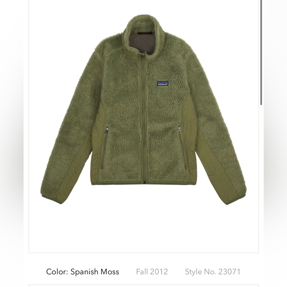 Patagonia Women’s Classic Retro-X fleece jacket in Spanish Moss